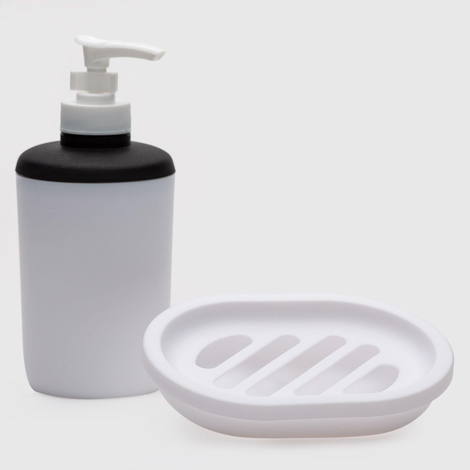 Set Baño 6 Piezas Plastico Blanco-2
