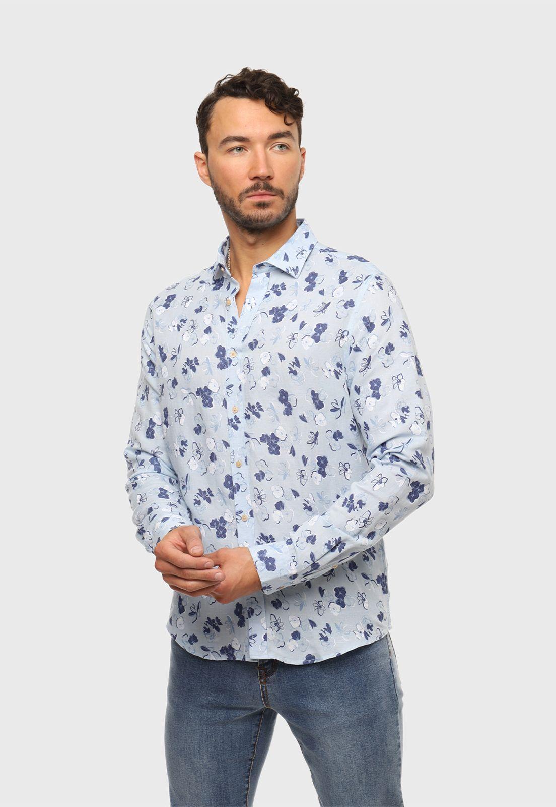 Camisa Casual Floreada Arrow-0