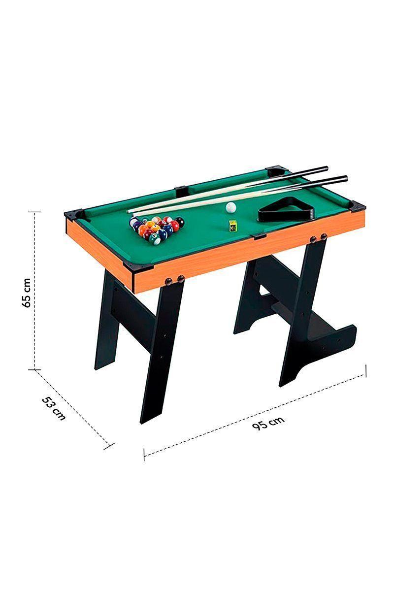 Mesa de Pool Plegable Negro-2