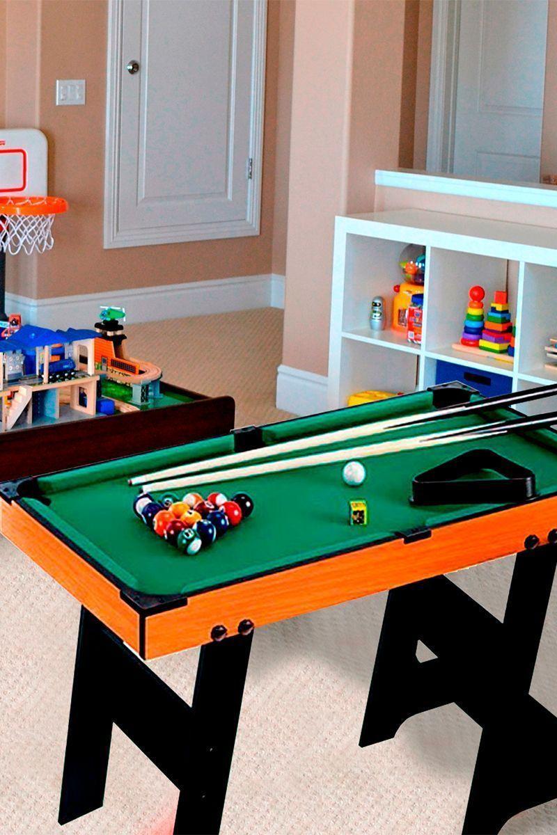 Mesa de Pool Plegable Negro-1