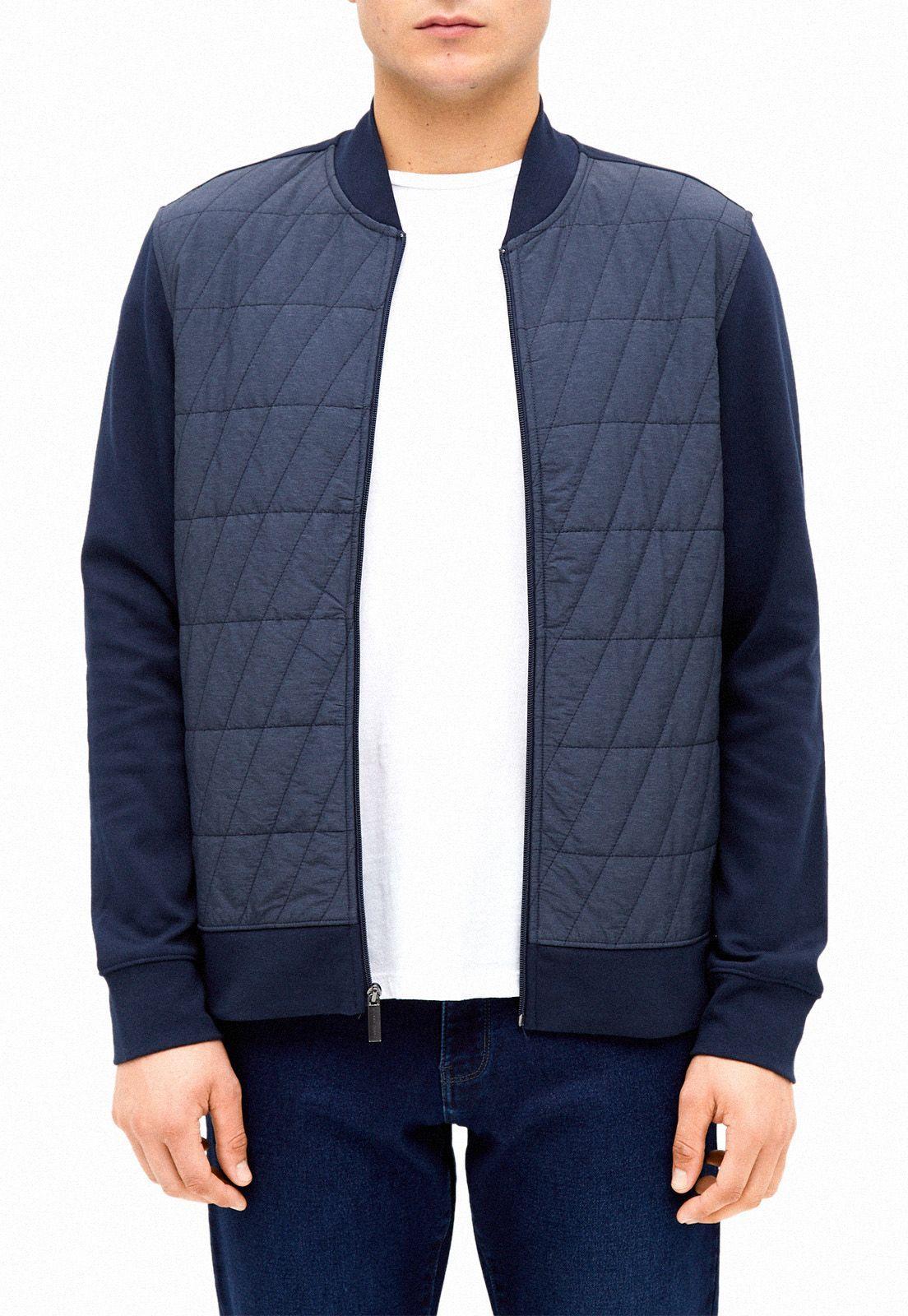 Polerón bomber quilted navy-0