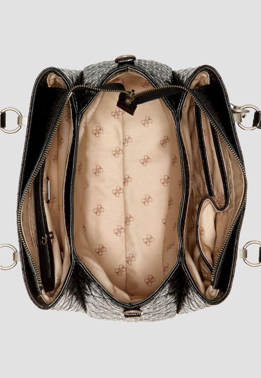 Cartera Wessex Triple Cmprtmnt Satchel Guess-3