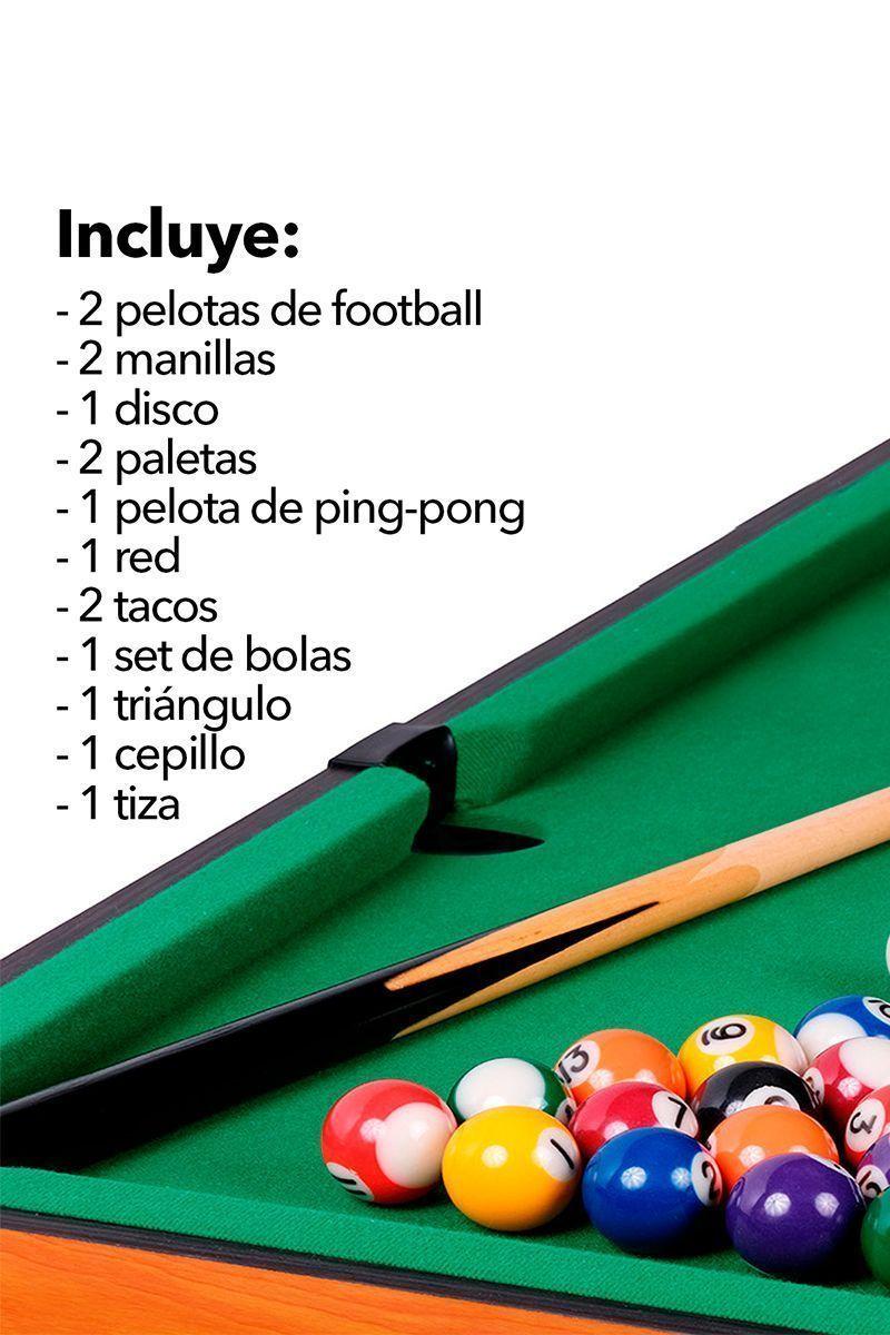 Mesa Multi Juego 4 en 1 Taca Taca Pool Hockey-3