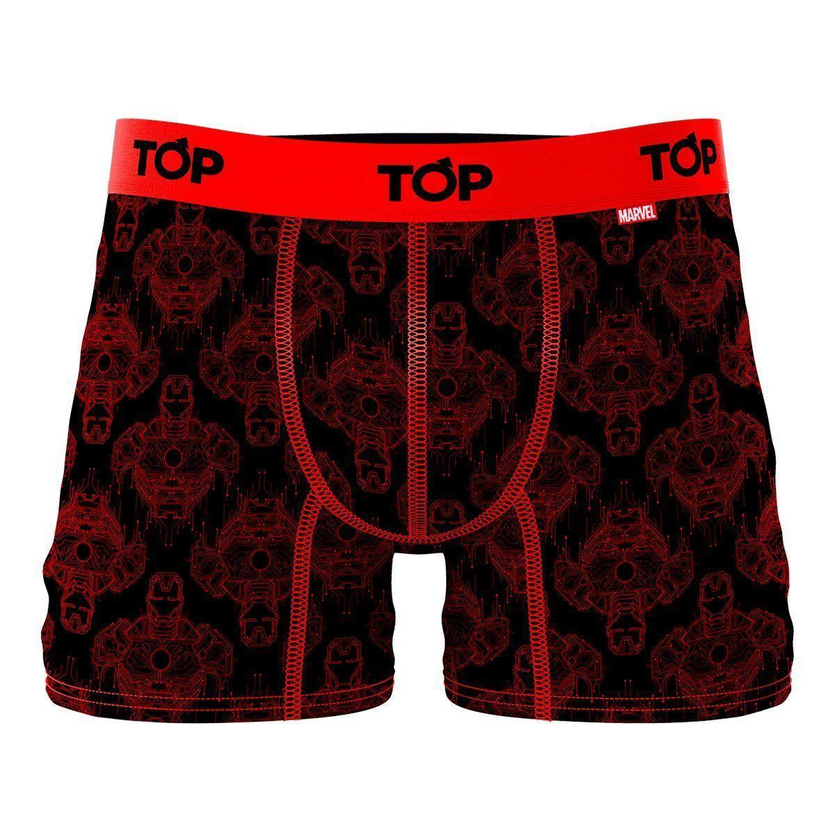 Boxer Medio Marvel Microfibra Pack 3 Iron Man C2 Top-3