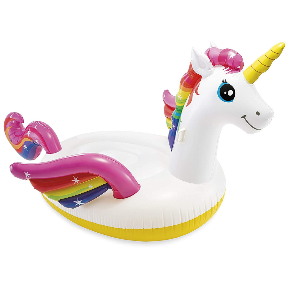 Flotador Inflable Mega Unicornio 251x163x145 Cm-0