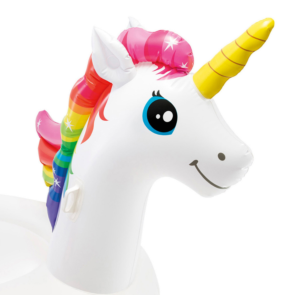 Flotador Inflable Mega Unicornio 251x163x145 Cm-2