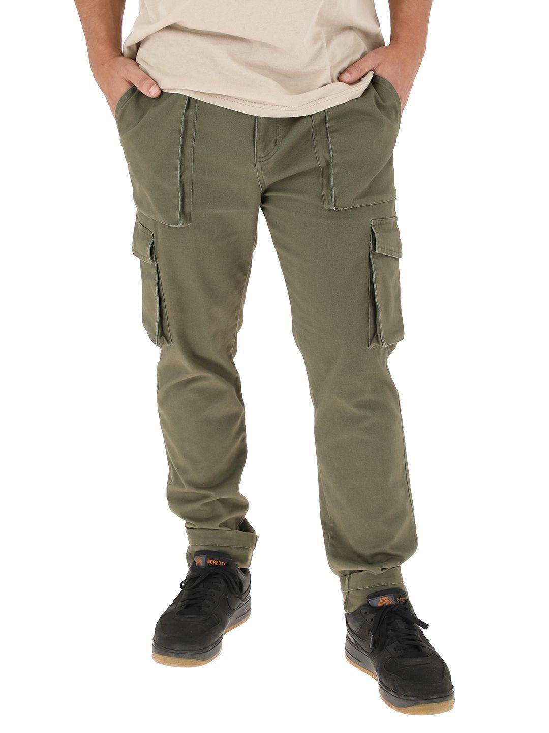 Pantalon Jogger Mujo Verde Militar Hombre-1