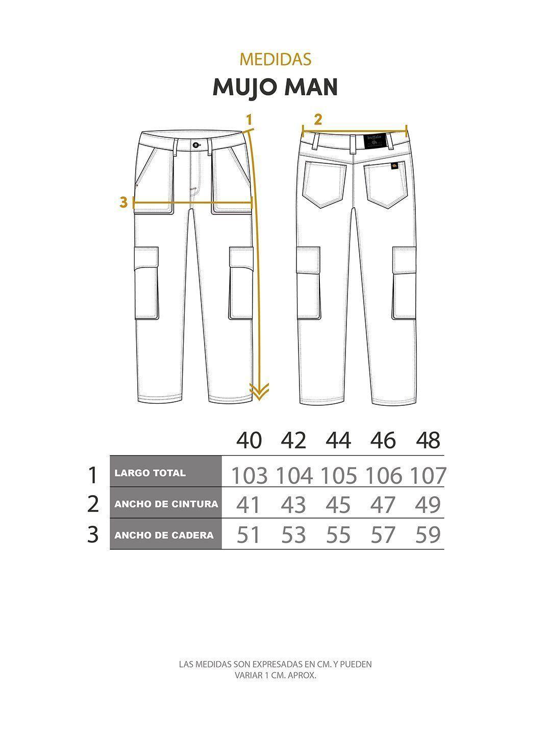 Pantalon Jogger Mujo Verde Militar Hombre-4