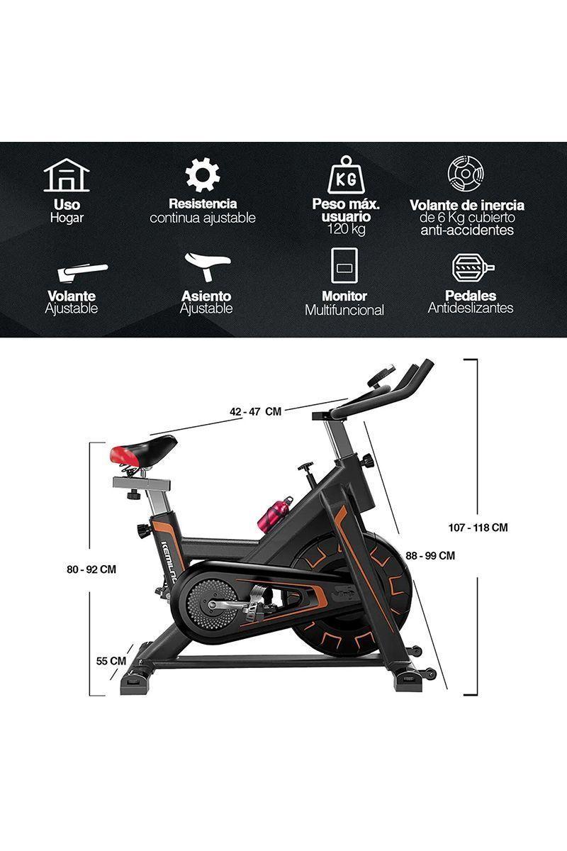 Pack Trotadora M201 + Spinning Dynamic Blanco-2