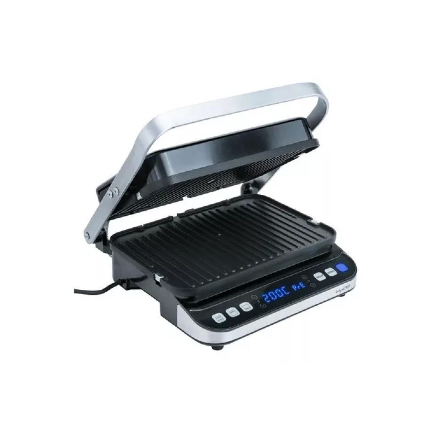 Panini Plancha Grill Digital 1600W LED MA-4610-2