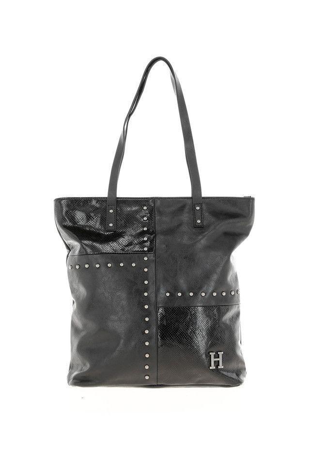 Cartera Hombro Negra Black Nitro Çpatchwork Humana-0