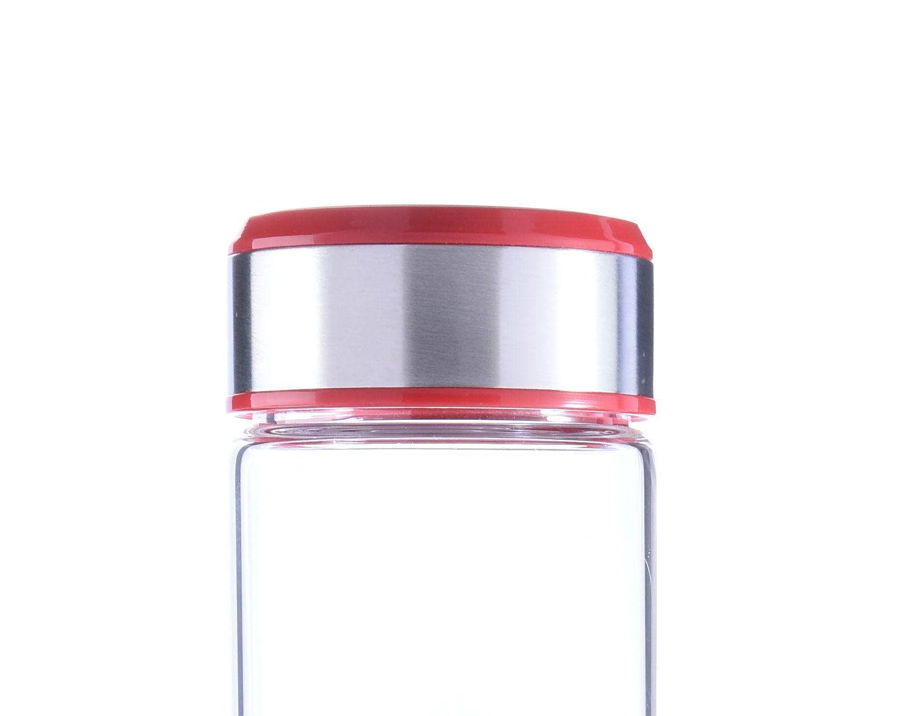 Licuadora Personal Portátil Davoli S-Pow Vaso de Vidrio Roja -4