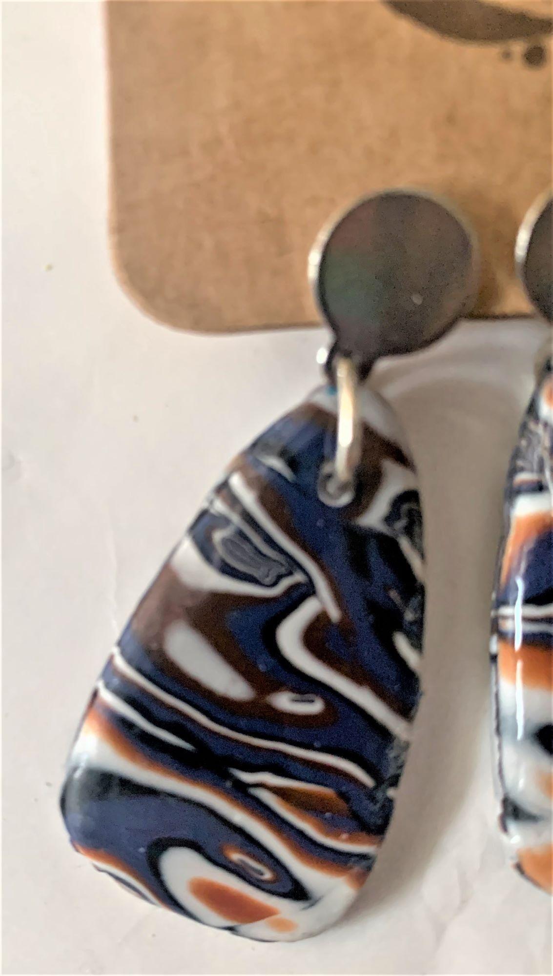 aros de arcilla polimérica hechos a mano -1