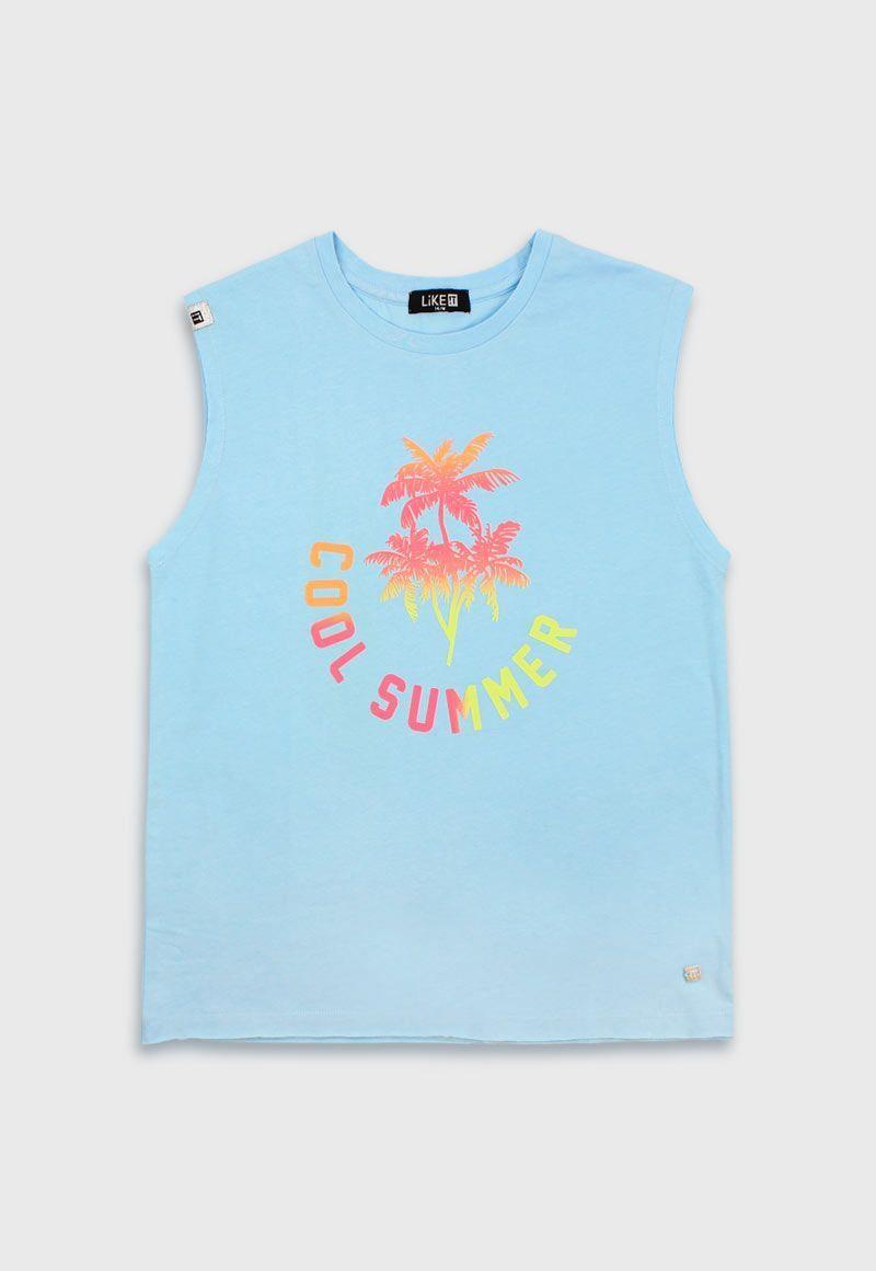 Polera teens niña s/ manga euforia 535-0