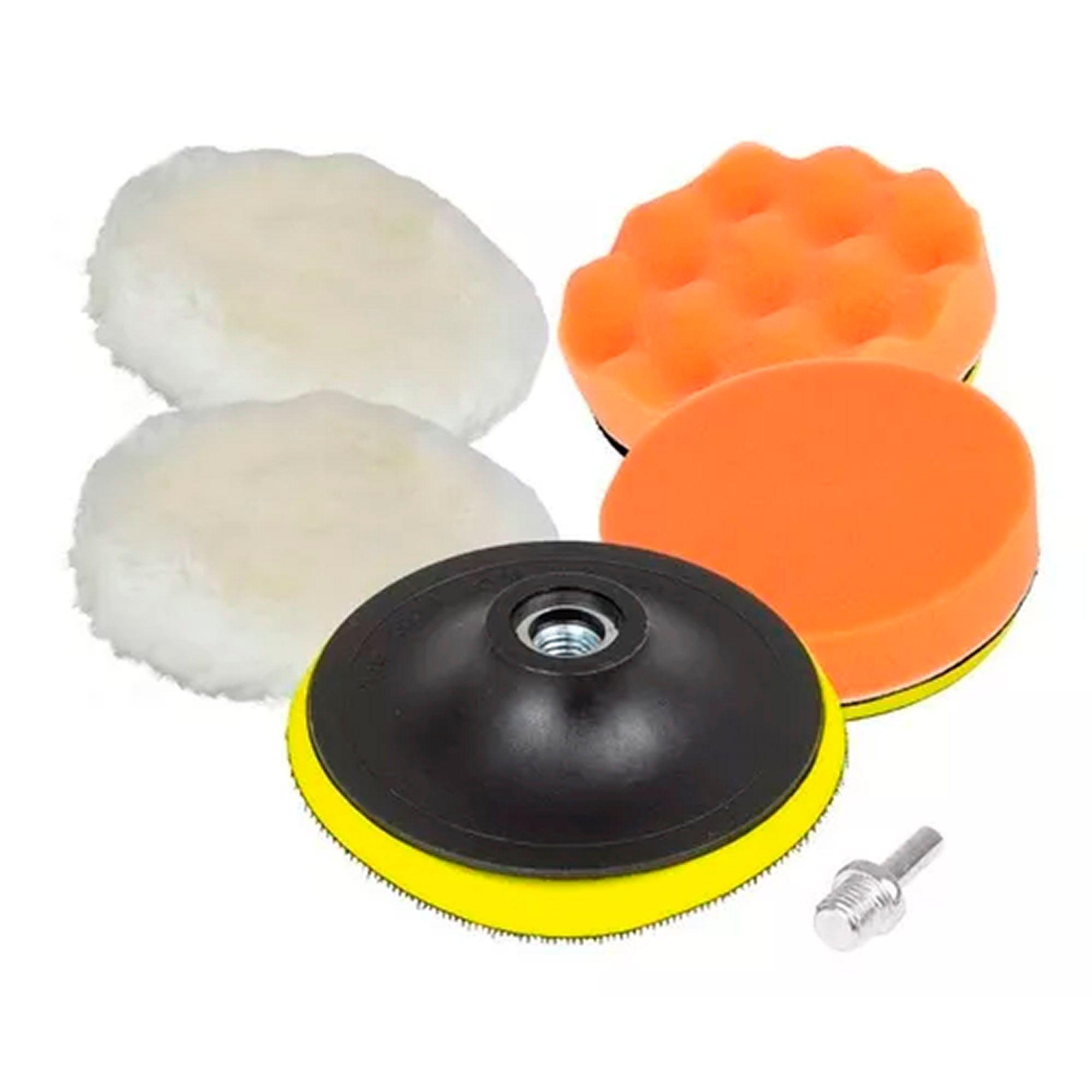 Kit De 6 Piezas Pulir Esponjas Almohadillas Para Auto-0