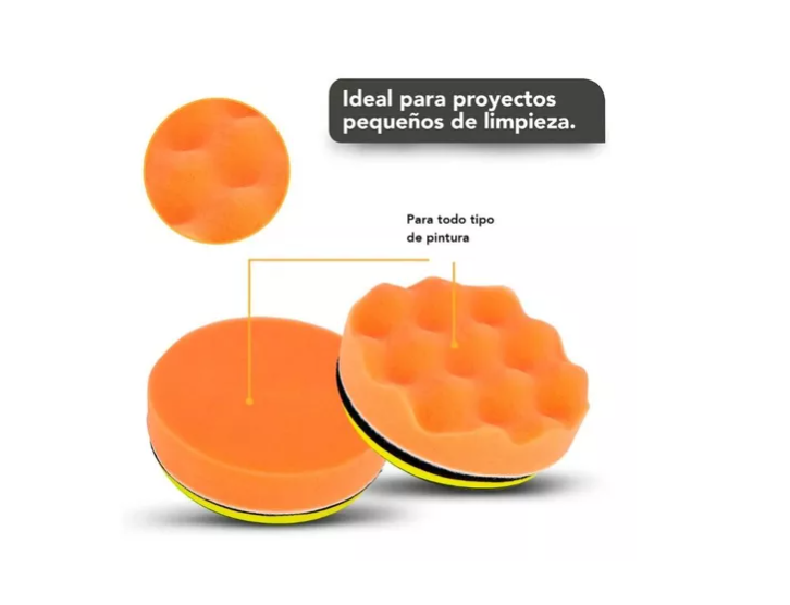 Kit De 6 Piezas Pulir Esponjas Almohadillas Para Auto-4