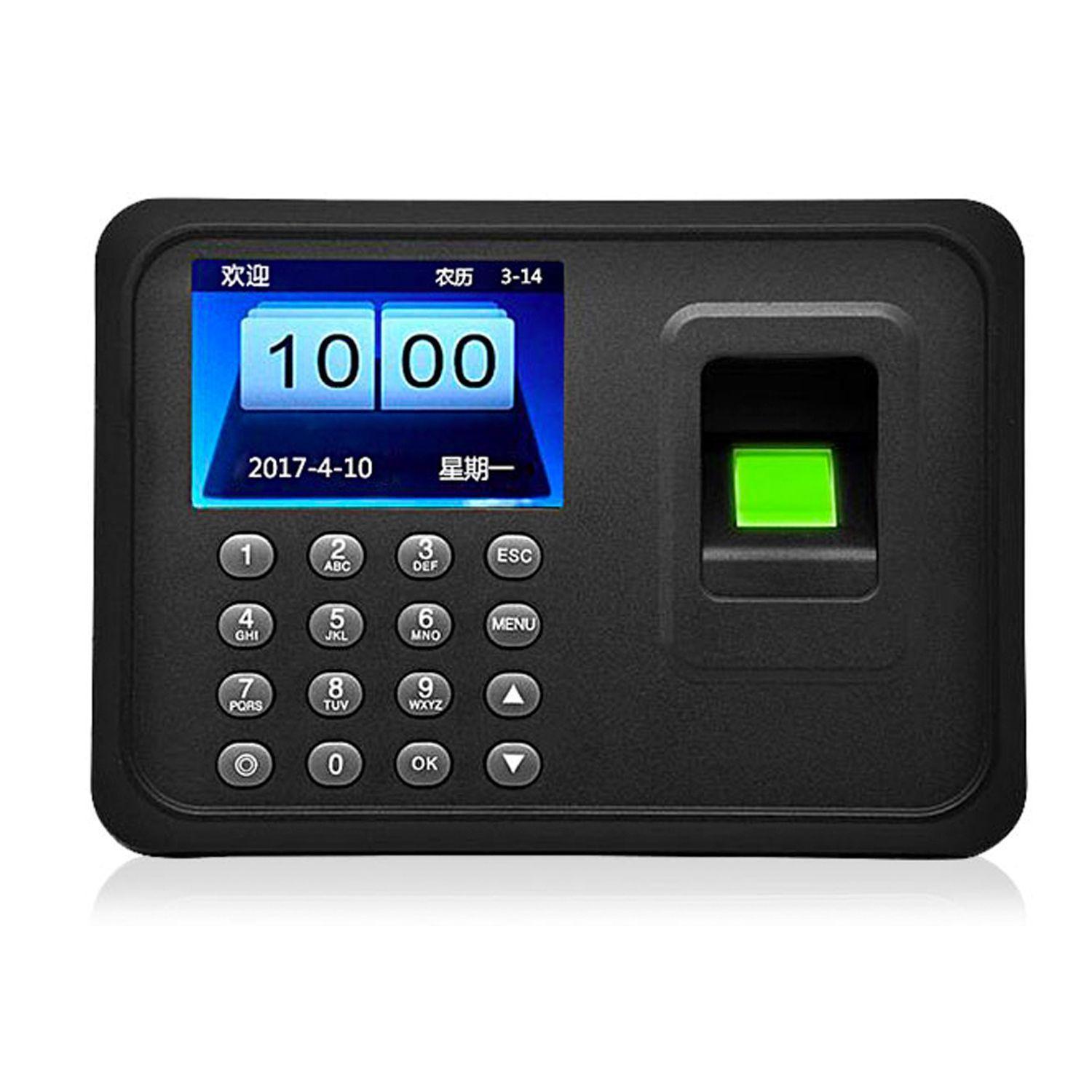 Reloj Control de Asistencia Digital Con Huella Biométrico-0