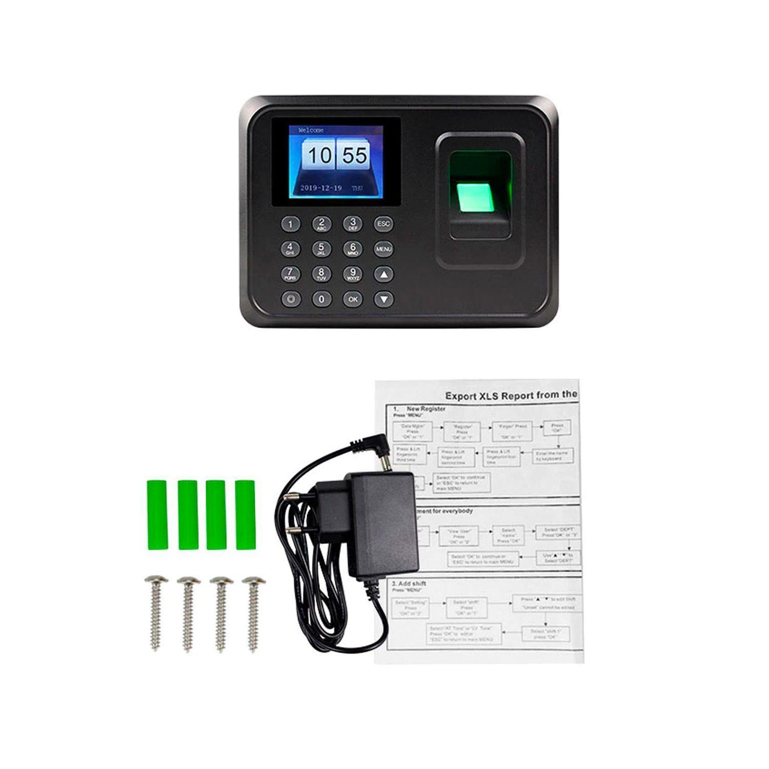 Reloj Control de Asistencia Digital Con Huella Biométrico-6