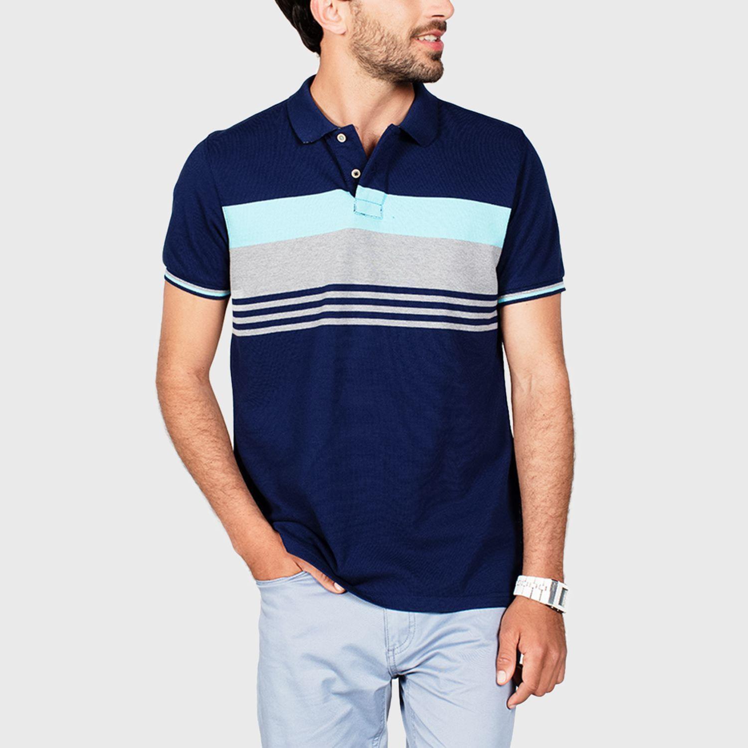 Polera Casual Rayada Calipso-0