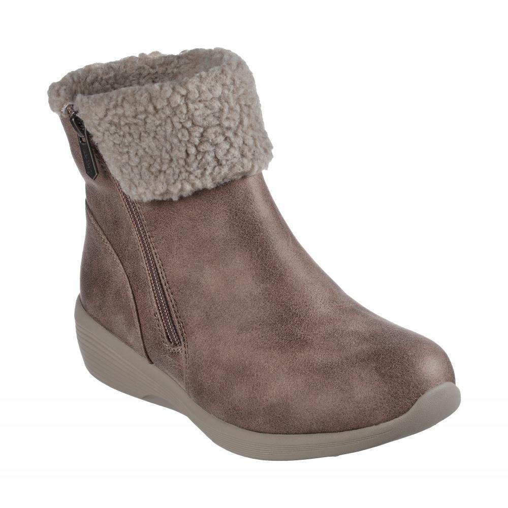 Bota Mujer Arya  Beige Skechers-0
