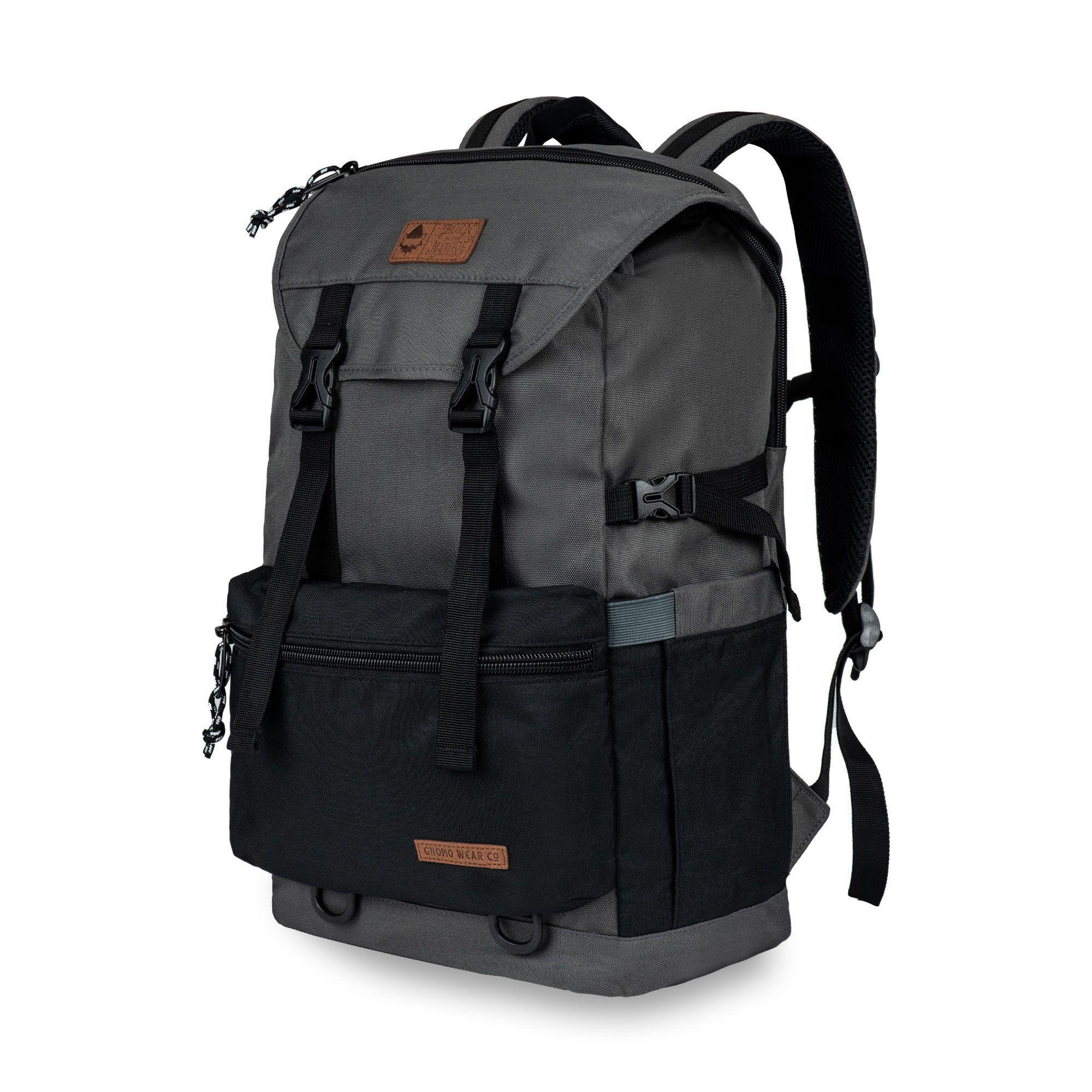 Mochila Nylon Hakon 35L Dark Grey-0