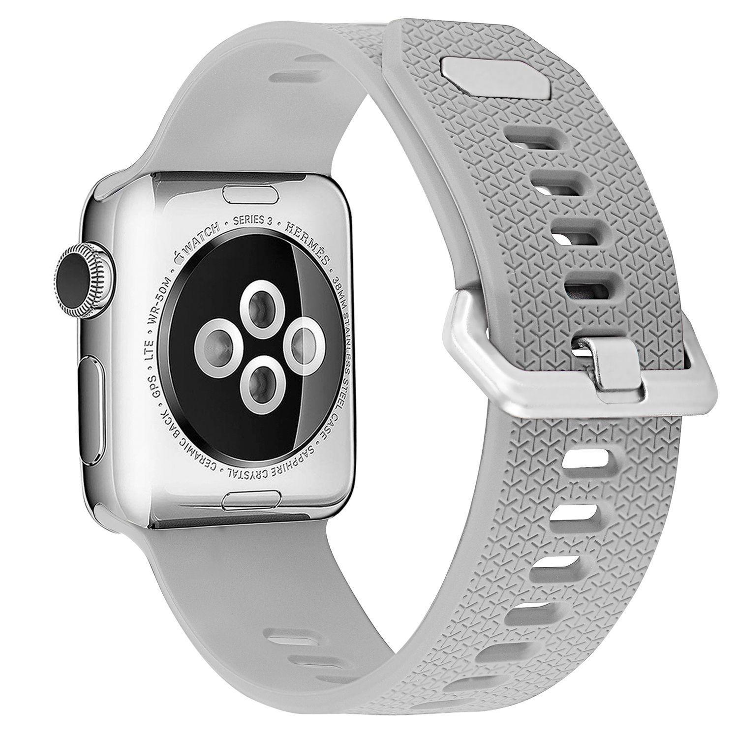 Correa Compatible Iwatch Apple Watch Gris 42-44-45MM-S-0