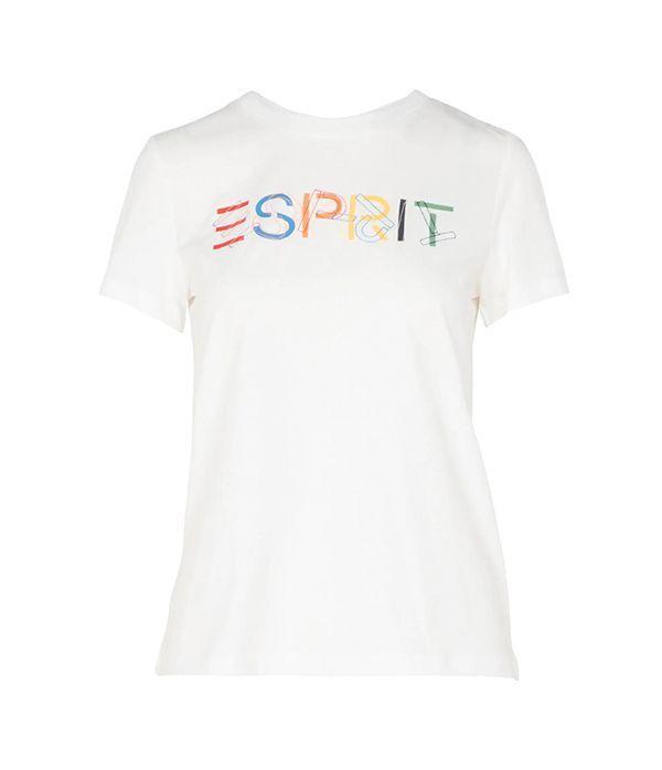 Polera estampada con logo-0