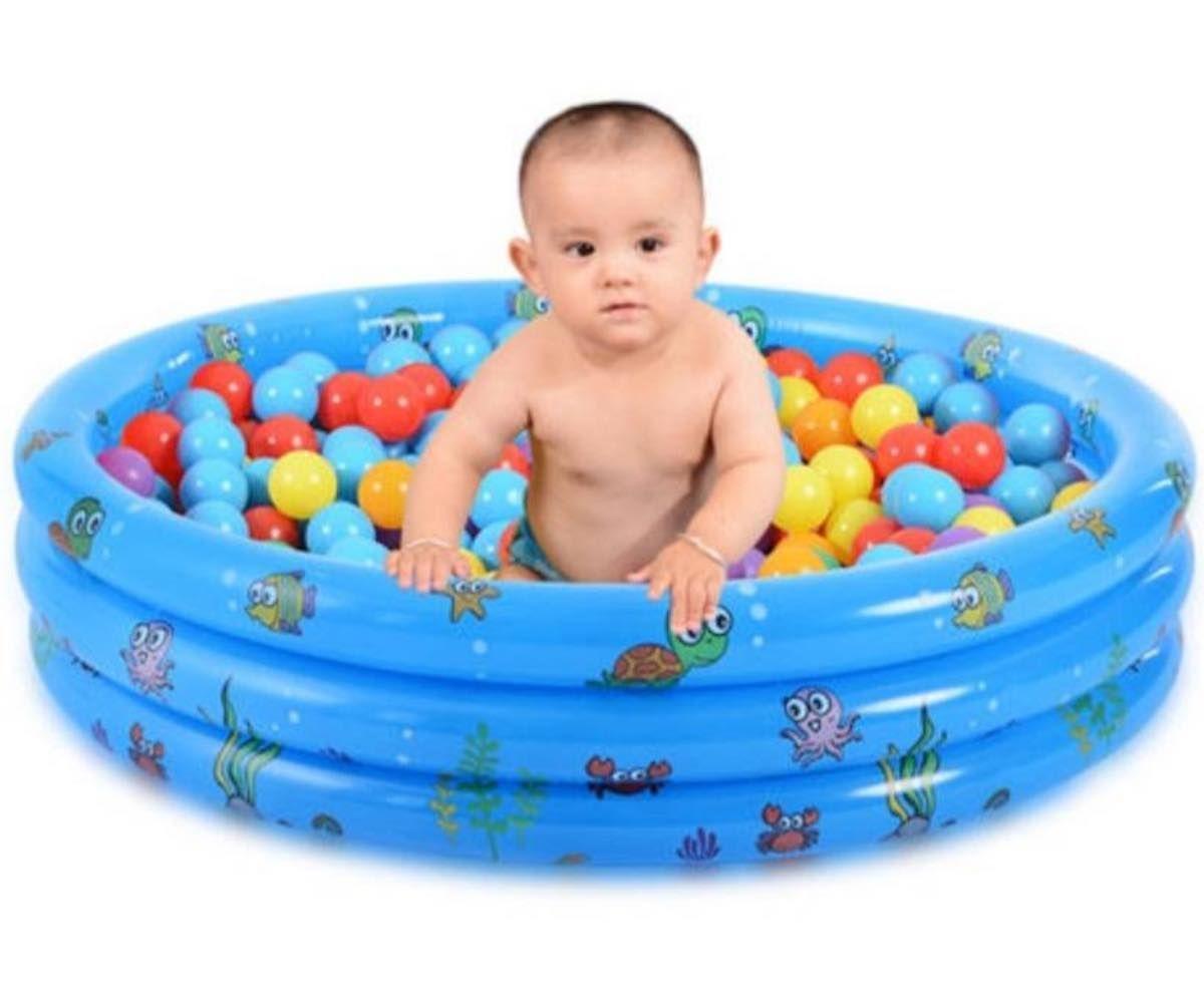 PISCINA INFLABLE 3 AROS COLORES 150 X 35 CMS-4