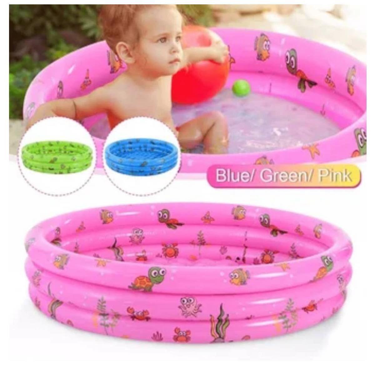 PISCINA INFLABLE 3 AROS COLORES 150 X 35 CMS-3