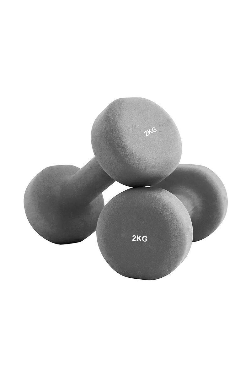 Set De Mancuernas De 12 Kg Recubiertas Con Neopreno-4