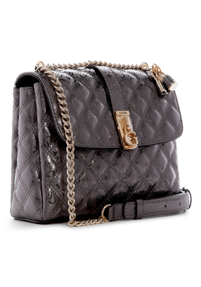 Cartera Gaia Convertible Xbody Pew Plateado Guess-1