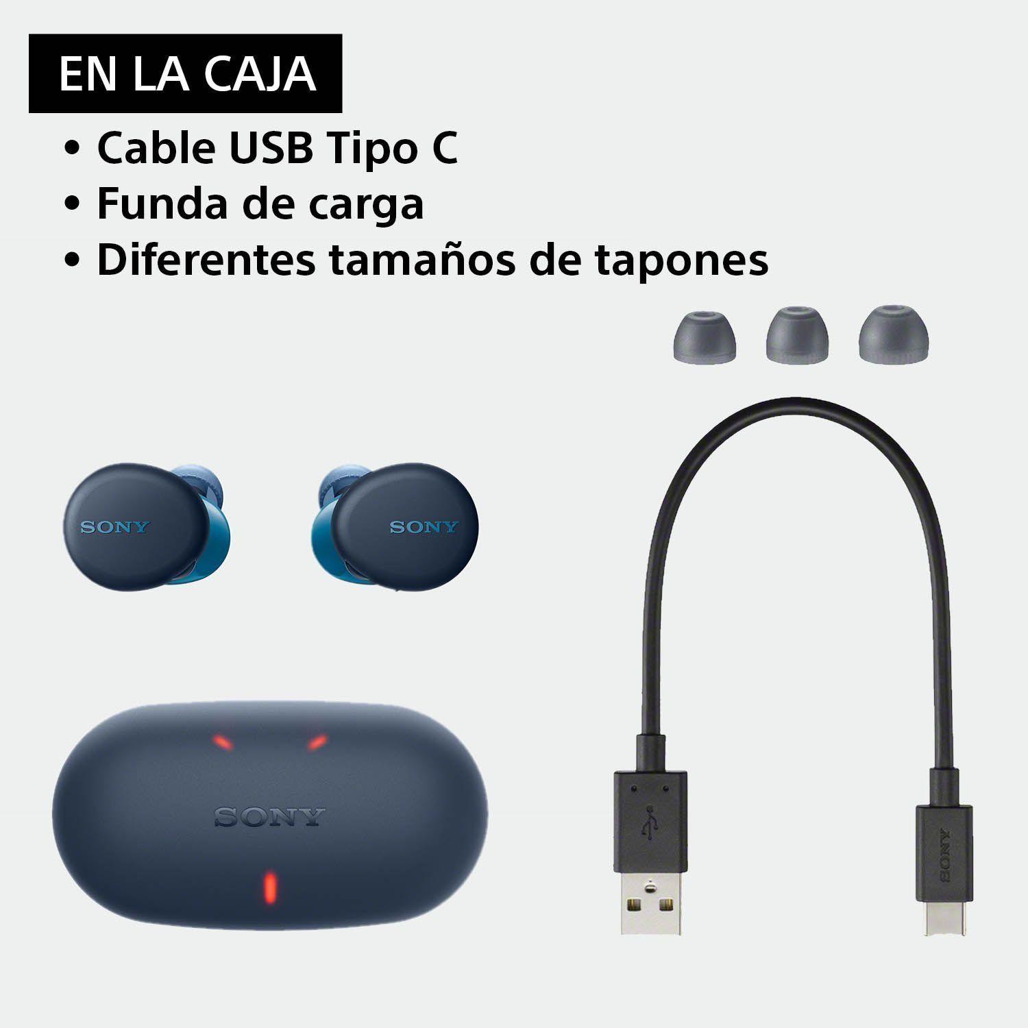 Audífonos Inalámbricos WF-XB700 Azul-3