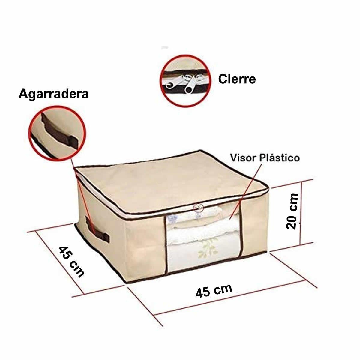 Caja Multiuso De Tela , Ropas Y Mantas Libres De Polillas-3