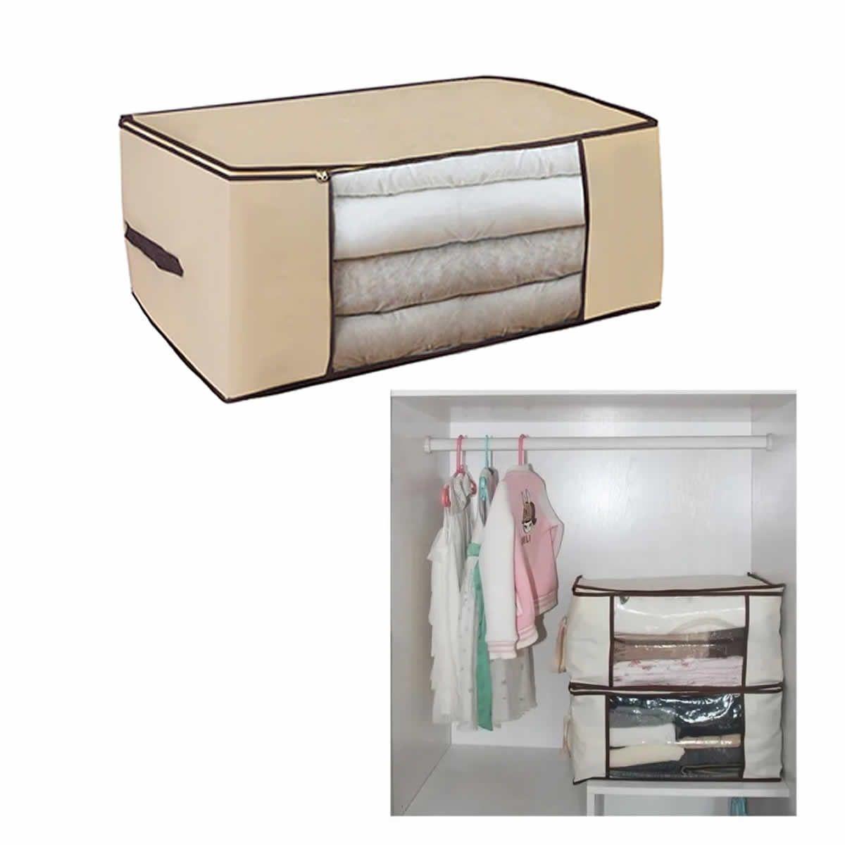 Caja Multiuso De Tela , Ropas Y Mantas Libres De Polillas-4