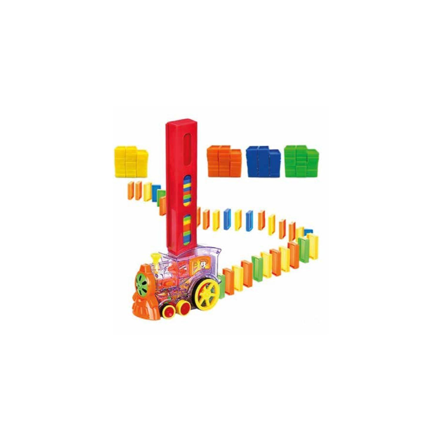 Juguete Tren Domino Magico Infantil 80 Piezas-2