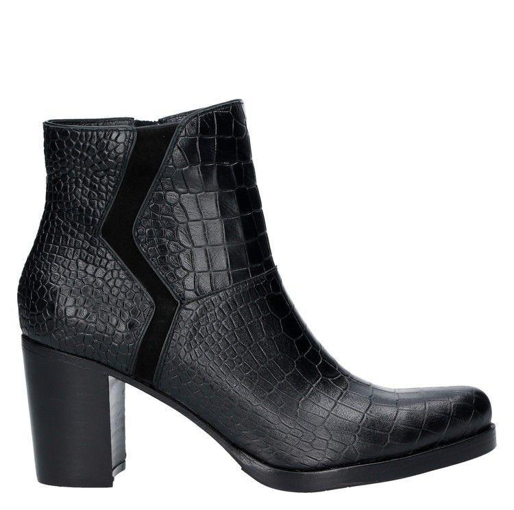 Botin Casual Mujer Mingo - V867 Negro-1