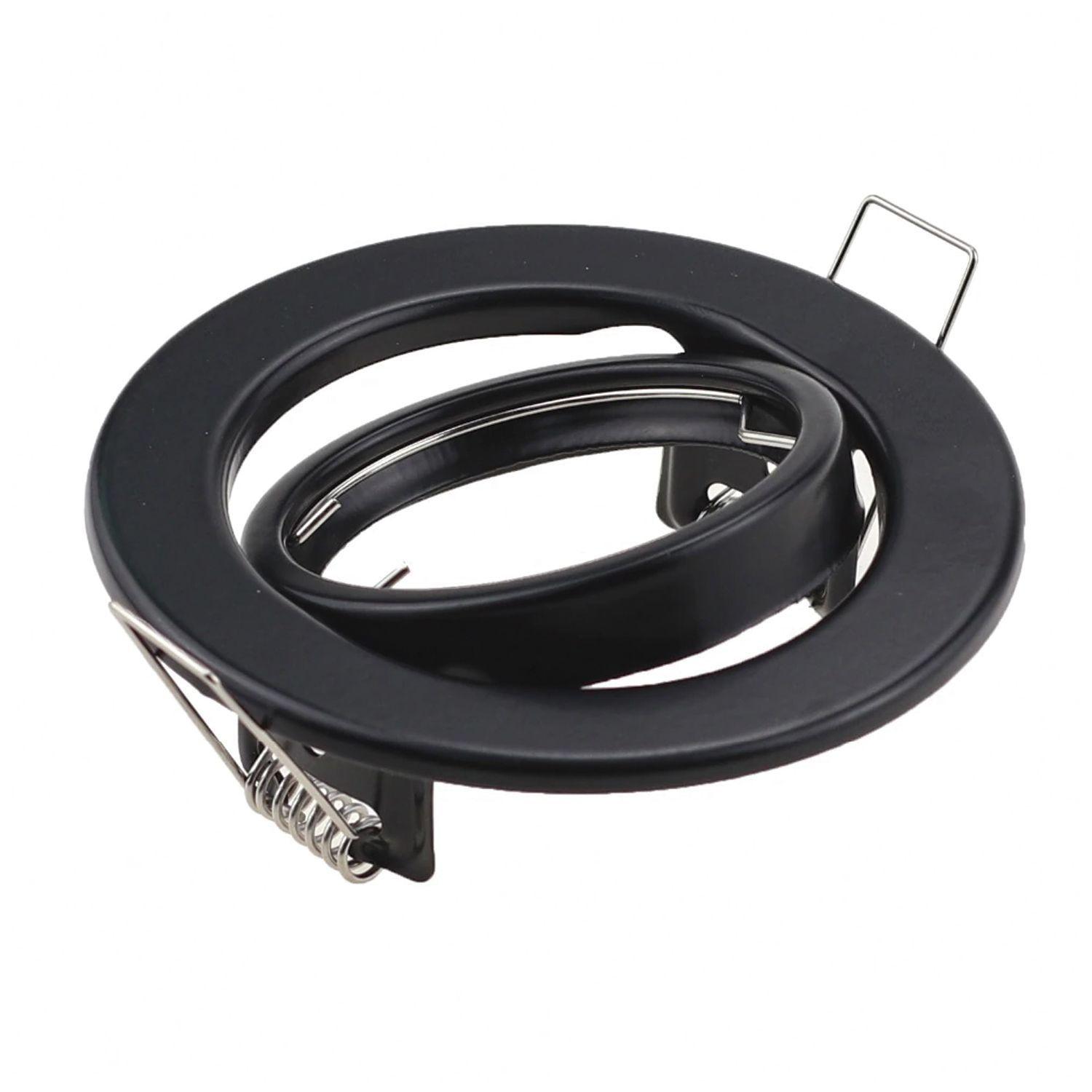 Foco Embutido Basculante LED Porta GU-10 Negro-3