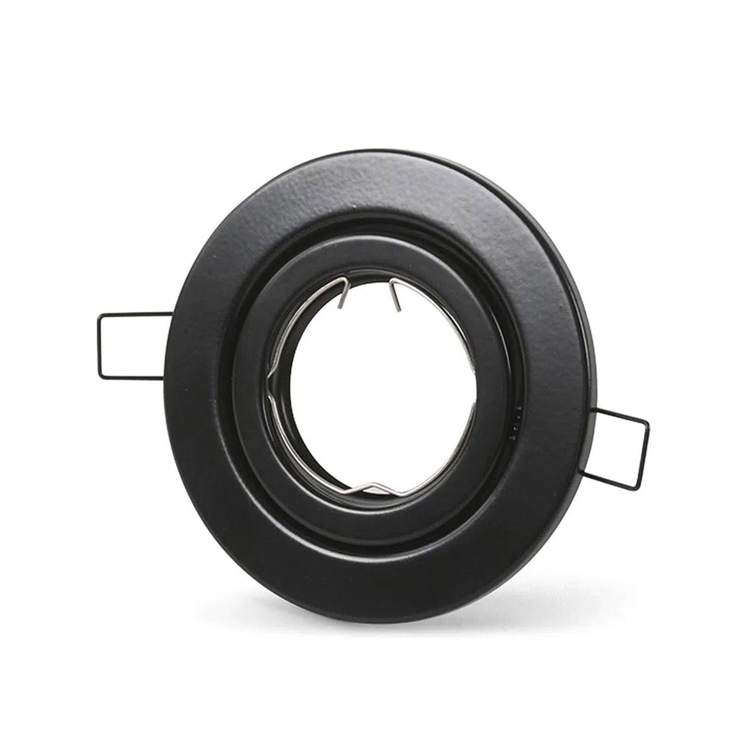 Foco Embutido Basculante LED Porta GU-10 Negro-1