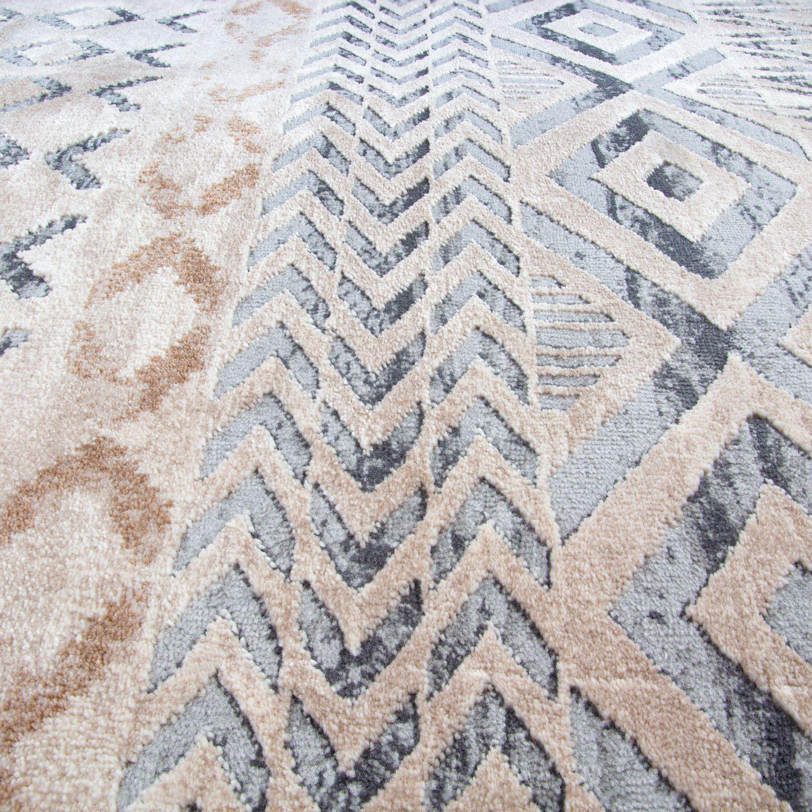 Alfombra Moderna Diseño 160 x240 cms.Beige -1