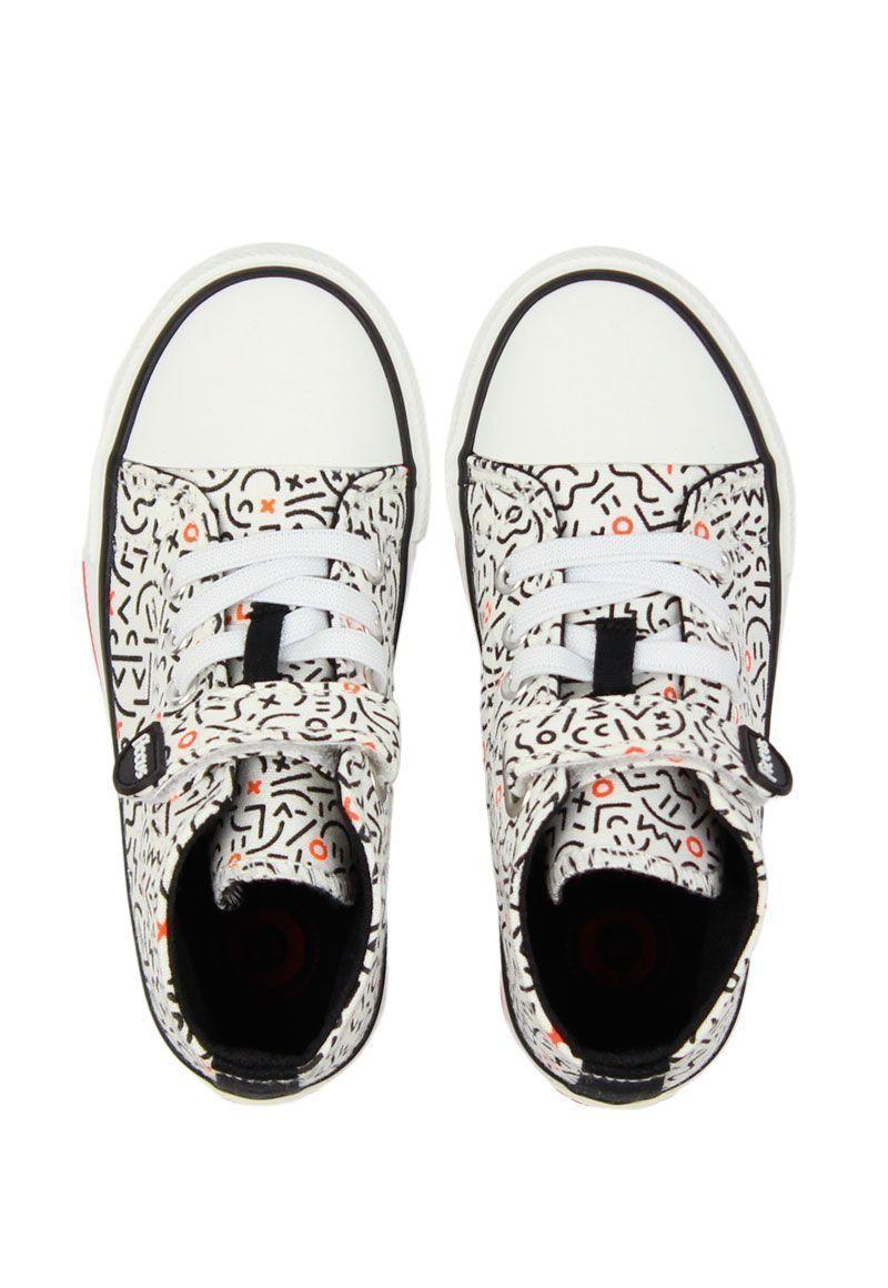 Zapatilla urbana caña velcro a caminar niño 890-2