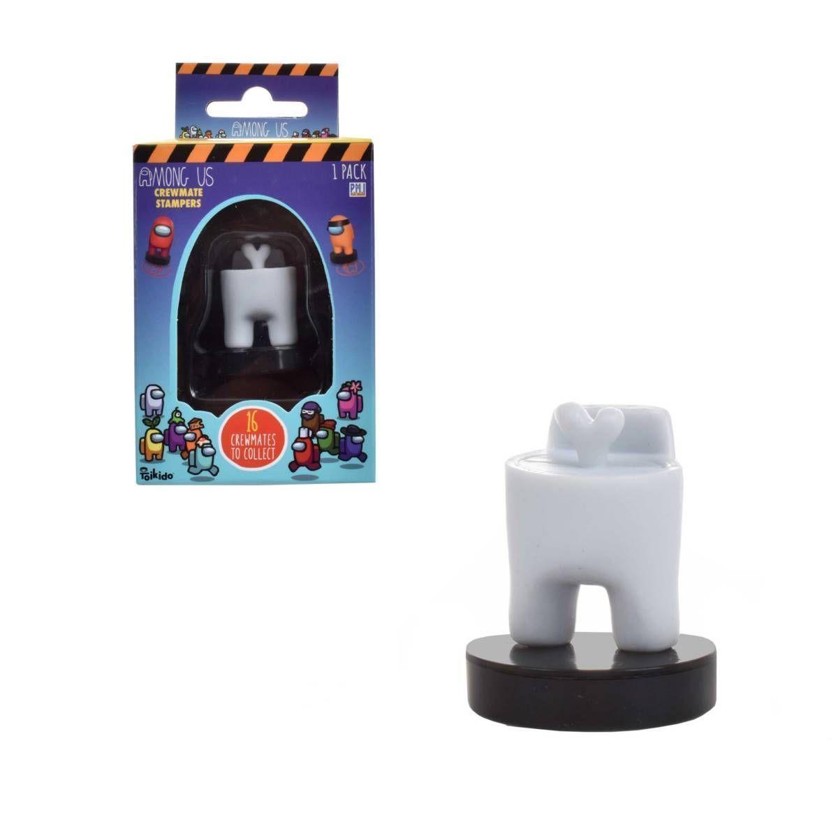 Figura Timbre Among Us - White Dead Body-0