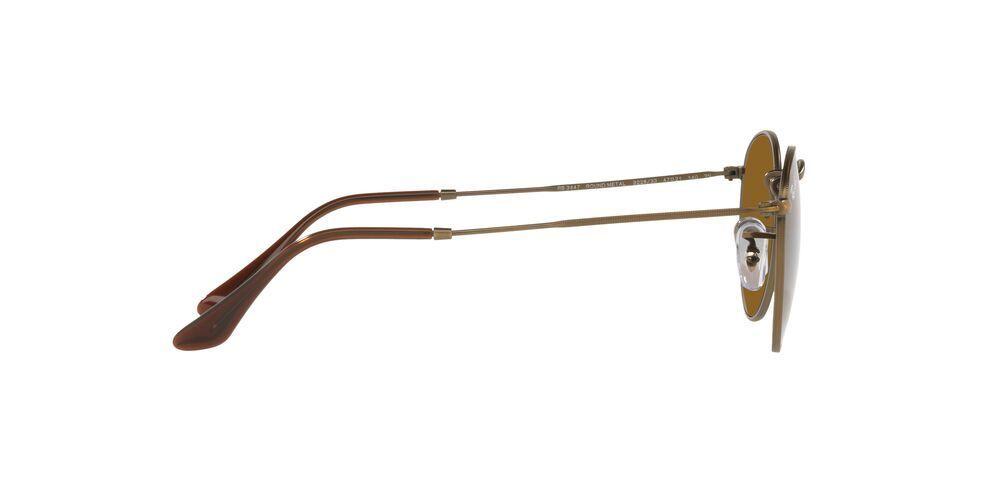Lentes De Sol Ray-Ban 0RB3447L Round Metal Dorado Unisex-3
