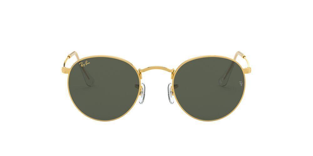 Lentes De Sol Ray-Ban 0RB3447L Round Metal Dorado Unisex-0