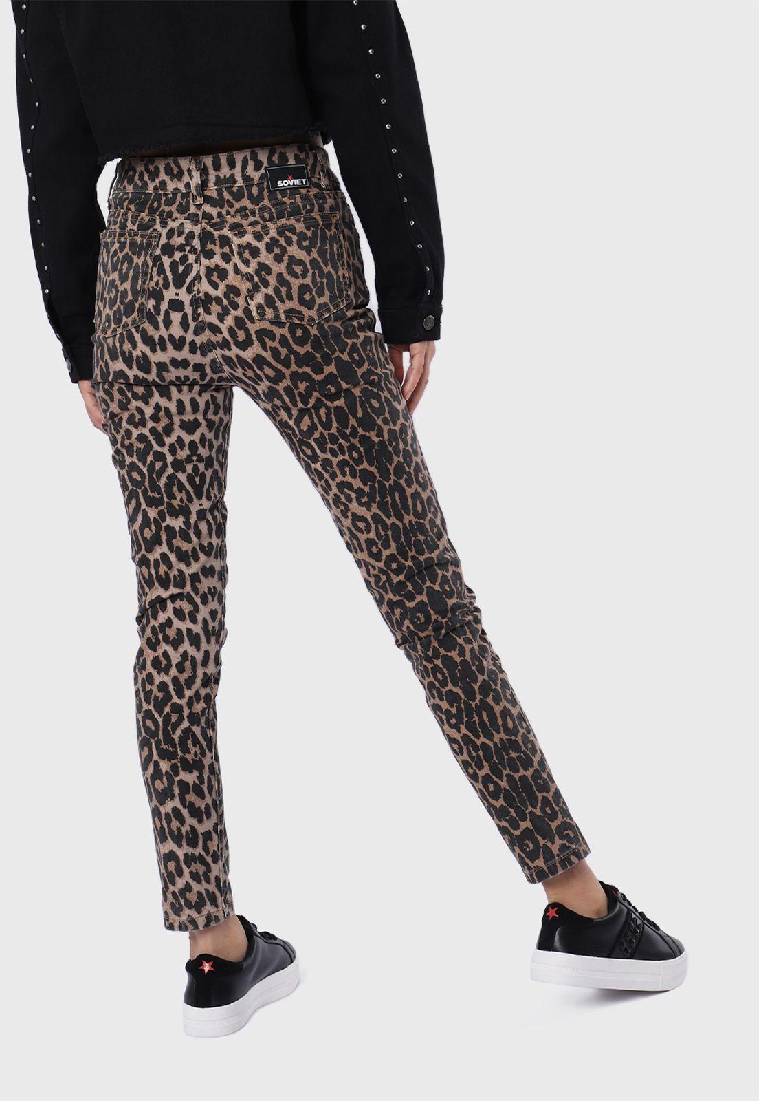 Jeans Mujer Animal Print Soviet-1