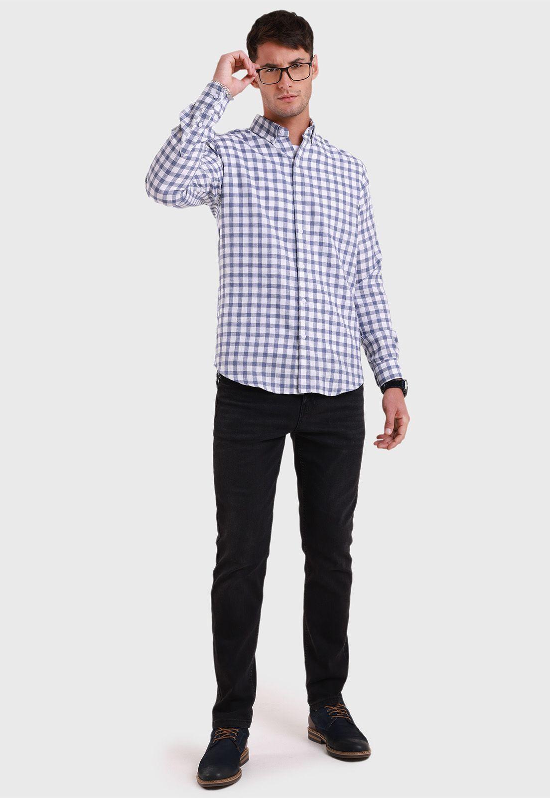 Camisa Cuadros Hombre Guy Laroche-3