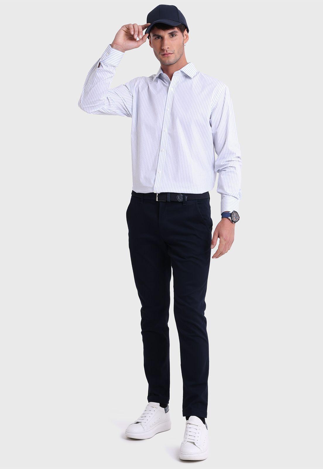 Camisa Formal Spandex Rayas Arrow-4