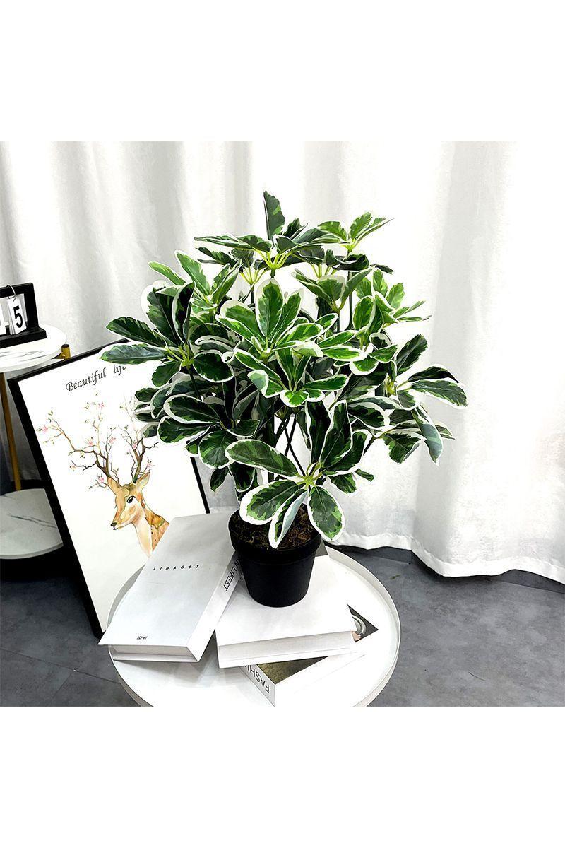 Planta Artificial Cheflera Verde-1