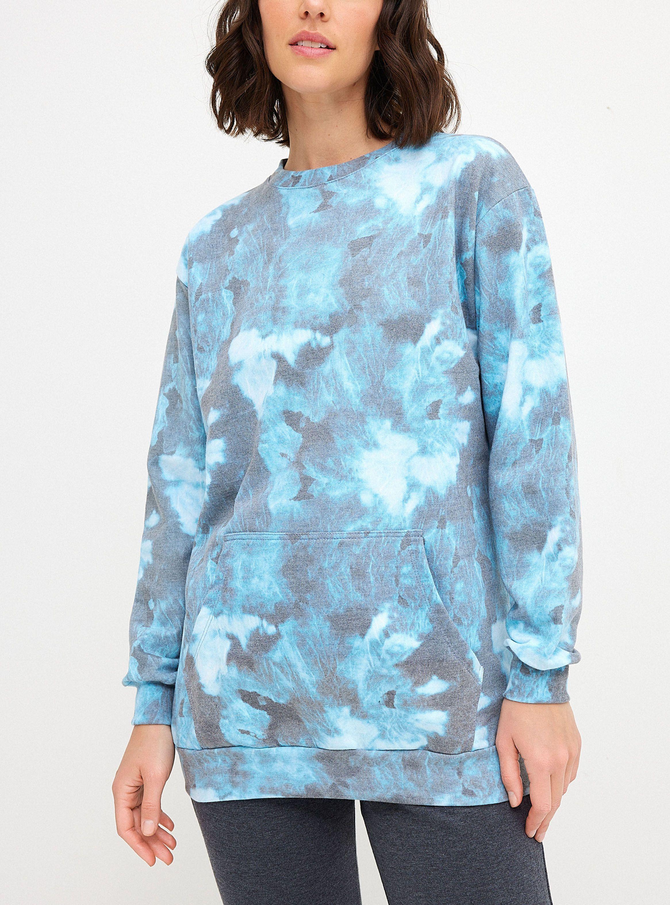 Poleron Mujer Overside Estampado Canguro S9324DTUR-0