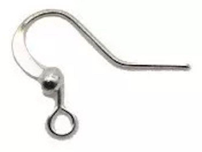 Ganchos Aros Bisutería Artesanía Paq 200 Unds B4c Plateado-1