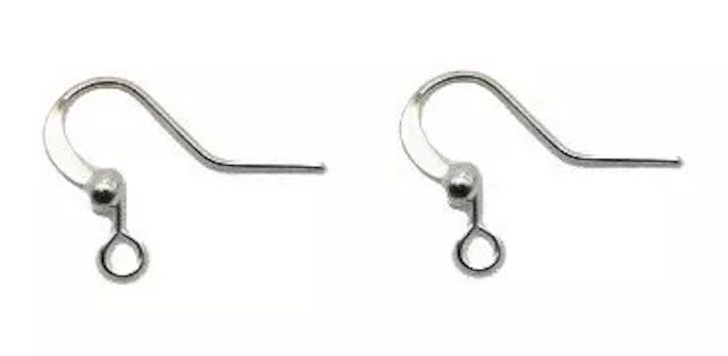 Ganchos Aros Bisutería Artesanía Paq 200 Unds B4c Plateado-0